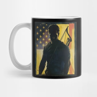 USA Flag Archery Mug